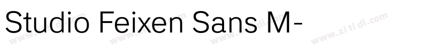 Studio Feixen Sans M字体转换